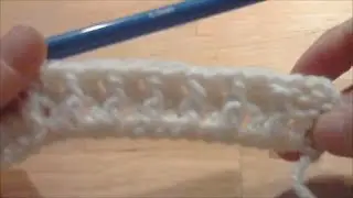 Cours de crochet N&deg;20 - Bride en Relief Avant
