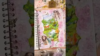 Fantasy Forest  #scrapbooking #cardmaking #journal #journaling #asmr #papercraft #bujo #fyp