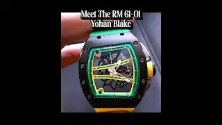 理查德米勒 Richard Mille Yohan Blake RM 61-01 TZP Black Ceramic Watch 🐸 #shorts #wristwatch