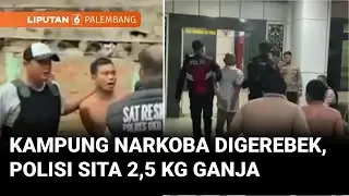 Dua Bandar Narkoba ditangkap, Polisi Sita 2,5 Kilogram Ganja | Liputan 6 Palembang