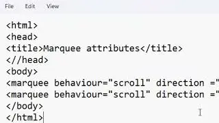 Scroll amount attribute in html in hindi@COMPUTEREXCELSOLUTION