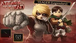Attack on Titan Revolution Aot - Roblox  Лучший Female Titan Build через Yeager