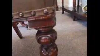 Set of 6 Victorian mahogany dining chairs