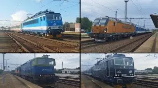 Vlaky Tlumačov 4.8. 2024 .: ZLATÝ VECTRON ! :.