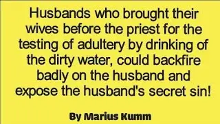 Wives brought before the priest to drink dirty water, backfired & exposed the husband's secret sin!