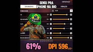 SENSI XITADA PARA ATUALIZA&Ccedil;&Atilde;O! FF #sensi #sensibiliSENSIdadefreefire #freefire #dpi #melhordpi #40k