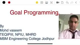 Goal Programming