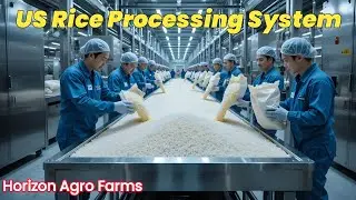 Inside the US White Rice Processing System (American Food Industry)