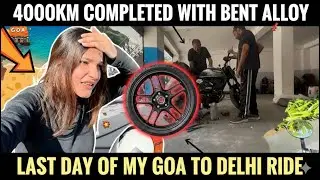 4000km Ride completed | Last Day Of My Goa To Delhi Ride.🥹😭
