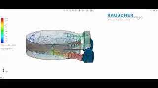 Luftstrom-Analyse Darre / Airflow analysis kiln