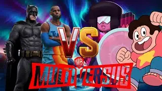 LeBron James and Batman Vs Garnet and Steven Universe - MultiVersus GamePlay (5 Points Playthrough)