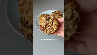 GRANOLA COOKIES 🍪 #cookies #granola