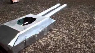 match rocket double barell tank firing