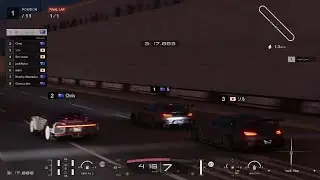 Consistant same racer demolition by a racer who takes the G out of GG