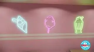How JJ's neon and acrylic signages would look like if installed
