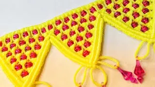 Macrame Toran Full Tutorial || Macrame Bandarwar DIY🍂