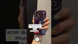 The Shiny Blue iPhone 17 Pro Max Case You&rsquo;ll Love😍 #CoverCrazeUSA #viral #iphone #shorts