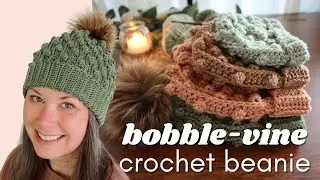 How to Make a Cozy Crochet Bobble Beanie!