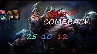 HARD COMEBACK ON TOP #10 URSA KGN.Exotic_Deer  DOTA2. HARD LIKE DARK SOULS