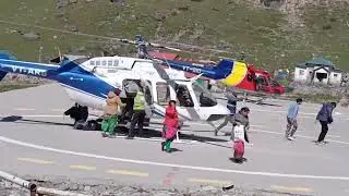 Female pilots in kedarnath helicopter journey l केदारनाथ यात्रा में महिला पायलट l Har Har Mahadev