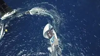Affalage Kiwi vu de drone 52 SuperSeries 05 07 23