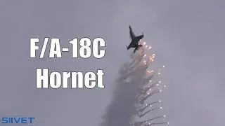 Flare It Up! F-18 Hornet Goes Nuts With  Flares - Sein&auml;joki Airshow 2017