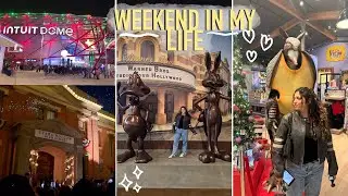 weekend in my life vlog ☕ Gilmore Girls Experience | Clippers Game | Warner Bros Tour Hollywood LA