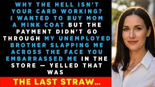 My Brother Slapped Me And Yelled, &ldquo;Fix Your Damn Card!&rdquo; &mdash; Just Because I Tried To Buy Mom Somethin..