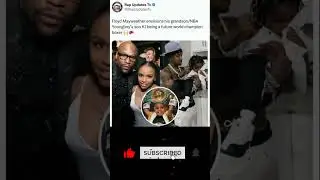 FloydMayweather manifesting his grandson/NBA kid into being a world champion boxer 🥊🙌