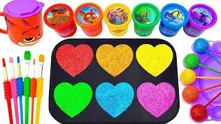 Satisfying Video l DIY How To Make Rael Crazy Sprunki Hero Finger Lollipop Clay Mixing Rainbow ASMR