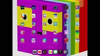 Numberblocks marble race in Algodoo