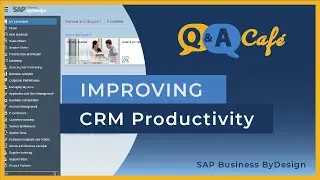 Q&A Caf&eacute;: An Introduction to Improving CRM Productivity and Visibility in SAP ByDesign