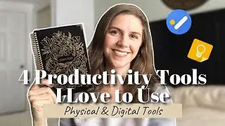 PRODUCTIVITY TOOLS I LOVE TO USE  | Physical + Digital Tools, Cost Effective + Free