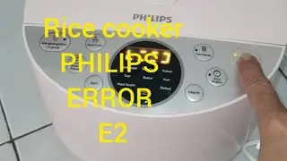 Cara memperbaiki Rice cooker PHILIPS Error E2 Model Hd-4515  || Khusus Pemula