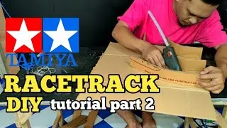 RACETRACK TAMIYA | DIY | PART 2 [CURVE] #tamiya #tamiyamini4wd #diy #tamiyaphilippines