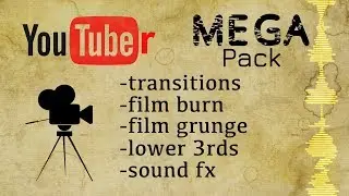 FREE Youtuber Mega Pack-Video FX and 24bit WAV Sound Effects Premiere Pro FCPX