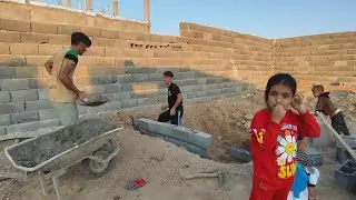 Uncle Karim and Rouhollah Build a Pool in the Backyard!