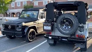 1993 Mercedes-Benz G230, Matte Black 1993 Mercedes-Benz 230-GE