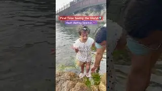 Baby Discovers the World 🌎✨| Heart-Melting Moments 🥹#shorts #shortsfeed #babygirl