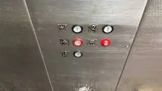 Small Schindler Hydraulic Freight Elevator with manual Peelle Doors