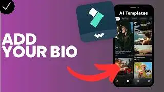 How to add your bio in Filmora?