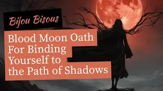 Blood Moon Oath 🌕 🖤 Subliminal for Binding Yourself to the Path of Shadows