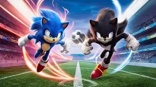 Sonic e Shadow vs Neymar e Messi: Velocidade x Habilidade!