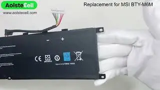 Сменный аккумулятор для MSI BTY-M6M 15,2 В 99,99 Вт&middot;ч 4 ячейки