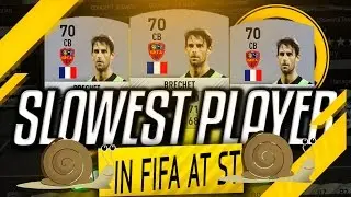 SLOWEST PLAYER IN FIFA 17 AT ST
