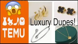 TEMU LUXURY DUPES 🔥What I ordered vs what I got! Bottega, Van Cleef, Tiff and Co  plus more
