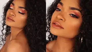 PINK AND CHAMPAGNE EYE SHADOW | SPRING 2019 MAKEUP TUTORIAL