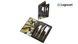 REGGIO - Knife Set for Hard Cheese, Soft Cheese and Creamy Cheese