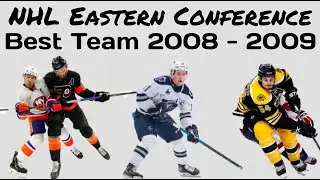 Data Race: 2008-2009 NHL Eastern Conference Regular Season Wins