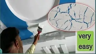 3d crackle effect on ceiling design